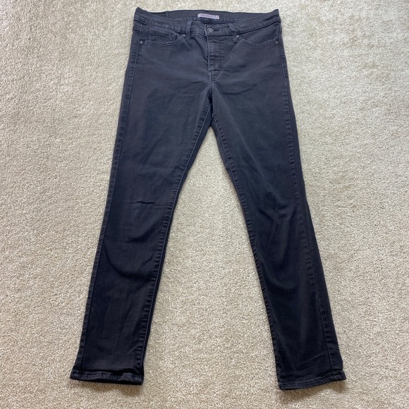 Levi's Denim - Levi's 311 Shaping Skinny Jeans Womens‎ 31 Dark Wash Black Denim Pants